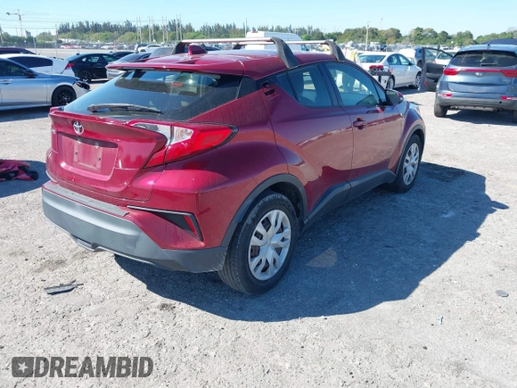2019 Toyota C-HR XLE with VIN JTNKHMBX5K1044846, listed as a IAAI auction lot 41670614 with 52,374 mi miles. Bid and sale history available at carsss.com. Image 4.