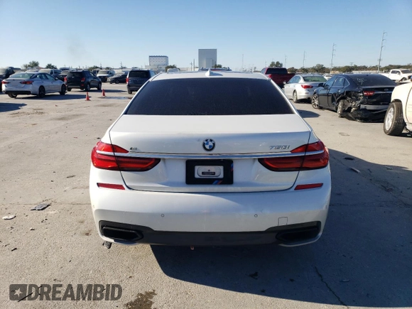 2017 BMW 7 Series 750i with VIN WBA7F0C52HGM21383, listed as a Copart auction lot 85540974 with 151,708 mi miles and Salvage title. Bid and sale history available at DreamBid. Image 6.