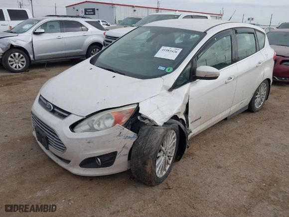 2013 Ford C-Max Hybrid SEL with VIN 1FADP5BU7DL544628, listed as a IAAI auction lot 41583426 with 230,761 mi miles. Bid and sale history available at carsss.com. Image 2.