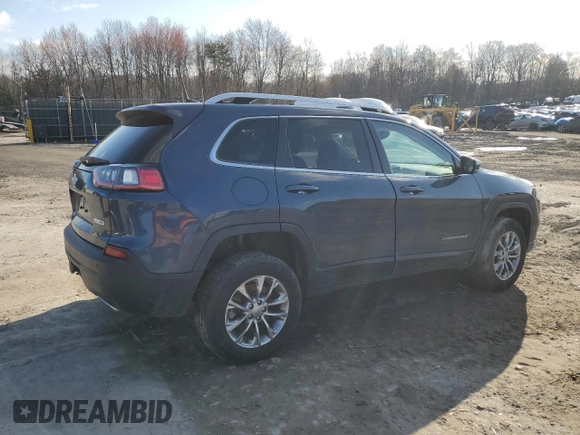 2021 Jeep Cherokee 80th Anniversary with VIN 1C4PJMMX4MD153019, listed as a Copart auction lot 52127245 with 75,120 mi miles and Salvage Title. Bid and sale history available at carsss.com. Image 3.