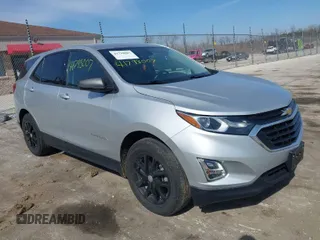 2019 Chevrolet Equinox LS with VIN 3GNAXHEV9KS664142, listed as a IAAI auction lot 41798007 with 134,245 mi miles. Bid and sale history available at carsss.com. Image 1.