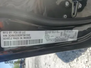 2021 Jeep Compass 80th Anniversary with VIN 3C4NJCEB2MT561243, listed as a Copart auction lot 56518395 with 65,232 mi miles and Salvage title. Bid and sale history available at DreamBid. Image 12.