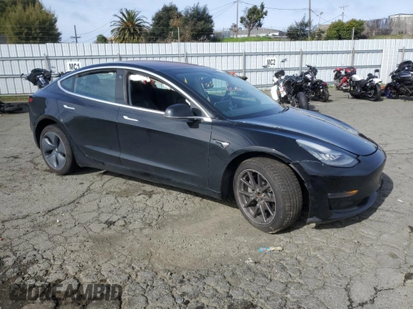 2018 Tesla Model 3 Long Range Battery with VIN 5YJ3E1EA0JF172084, listed as a Copart auction lot 45617965 with Not Provided miles and Salvage Title. Bid and sale history available at DreamBid. Image 4.