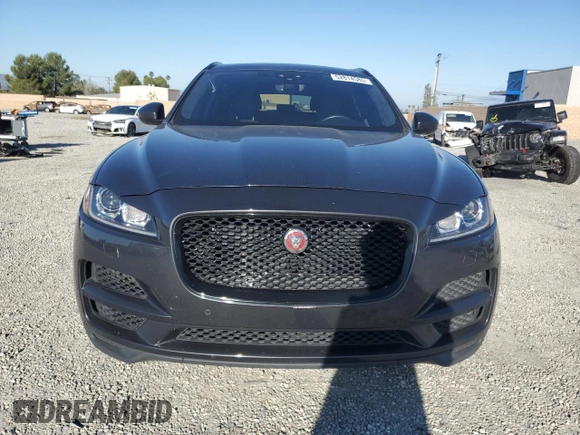 2020 Jaguar F-Pace 25t Premium with VIN SADCJ2FX4LA618158, listed as a Copart auction lot 52814585 with 45,494 mi miles and Salvage Title. Bid and sale history available at DreamBid. Image 5.