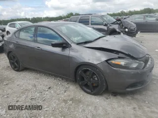 2015 Dodge Dart SXT with VIN 1C3CDFBB9FD165568, listed as a Copart auction lot 55961255 with 145,154 mi miles and Salvage title. Bid and sale history available at DreamBid. Image 4.