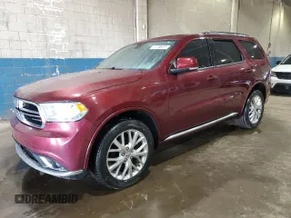 2016 Dodge Durango Limited with VIN 1C4RDJDG1GC375249, listed as a Copart auction lot 50061285 with 212,334 mi miles and Clean title. Bid and sale history available at DreamBid. Image 1.
