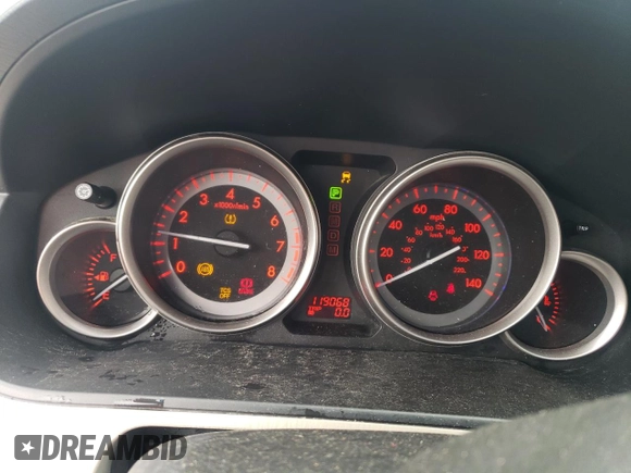 2011 Mazda CX-9 Grand Touring with VIN JM3TB2DA0B0320628, listed as a Copart auction lot 56310725 with 119,068 mi miles and Salvage title. Bid and sale history available at DreamBid. Image 9.