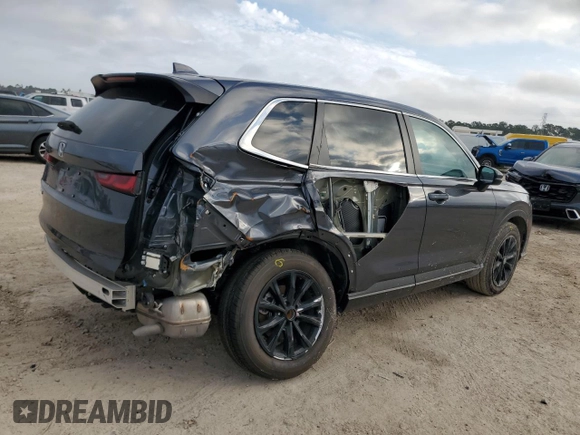 2025 Honda CR-V EX with VIN 2HKRS4H46SH405950, listed as a Copart auction lot 43325855 with 7,701 mi miles and Salvage Title. Bid and sale history available at DreamBid. Image 3.