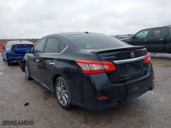 2013 Nissan Sentra SR with VIN 3N1AB7AP0DL648596, listed as a IAAI auction lot 41543087 with 149,614 mi miles. Bid and sale history available at carsss.com. Image 3.