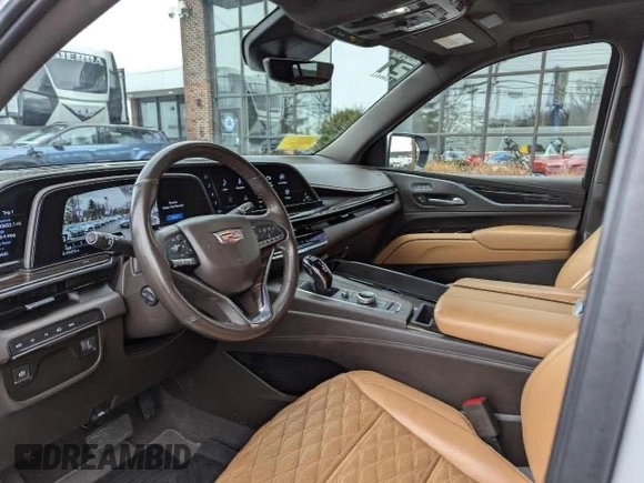 2021 Cadillac Escalade ESV Premium Luxury with VIN 1GYS4KKL7MR4240XX, listed as a Copart auction lot 49542675 with 43,637 mi miles and Clean title. Bid and sale history available at DreamBid. Image 10.