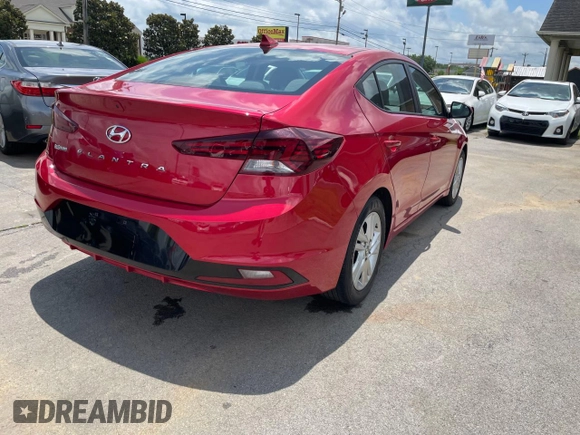 2020 Hyundai Elantra SEL with VIN 5NPD84LF2LH588105, listed as a Copart auction lot 61506555 with 58,811 mi miles and Salvage title. Bid and sale history available at DreamBid. Image 4.