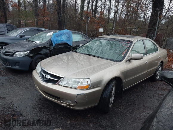 2003 Acura TL with VIN 19UUA56603A039212, listed as a IAAI auction lot 41343086 with 167,017 mi miles. Bid and sale history available at carsss.com. Image 17.