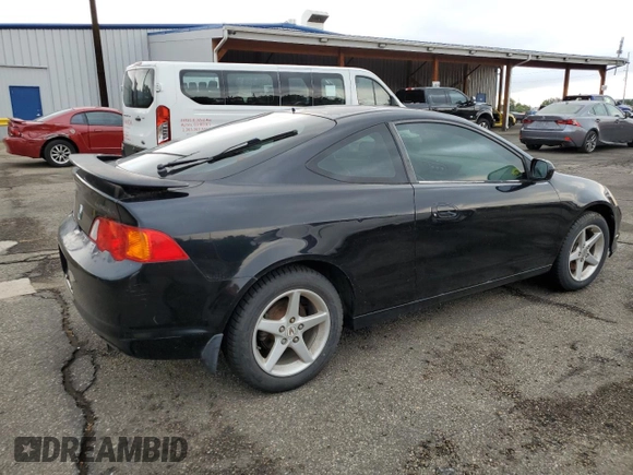 2002 Acura RSX Type S with VIN JH4DC53062C024756, listed as a Copart auction lot 65296325 with 187,957 mi miles and Clean title. Bid and sale history available at DreamBid. Image 3.