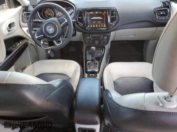 2017 Jeep Compass Limited с VIN 3C4NJDCB6HT628599, выставлен на аукционе Copart как лот 57140005 с пробегом 124 201 миль миль и Списание • Salvage title. История ставок и продаж доступна на DreamBid. Изображение 8.