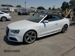 2015 Audi A5 Premium Plus with VIN WAUMFAFH8FN000386, listed as a Copart auction lot 64132365 with 116,289 mi miles and Clean title. Bid and sale history available at DreamBid. Image 1.
