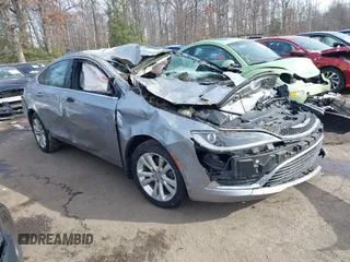 2016 Chrysler 200 Limited with VIN 1C3CCCAB9GN179484, listed as a IAAI auction lot 41297300 with 124,734 mi miles and . Bid and sale history available at carsss.com. Image 1.