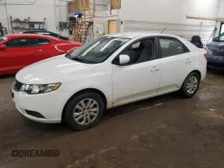 2010 Kia Forte LX with VIN KNAFT4A20A5285843, listed as a Copart auction lot 54995945 with 393,912 mi miles and Salvage Title. Bid and sale history available at carsss.com. Image 1.