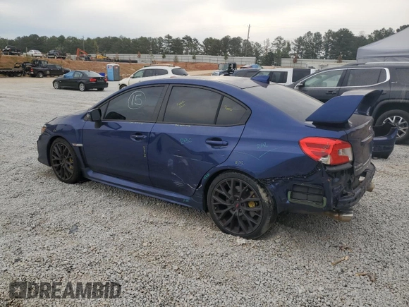 2018 Subaru WRX STI with VIN JF1VA2M69J9817418, listed as a Copart auction lot 68281693 with 78,645 mi miles. Bid and sale history available at carsss.com. Image 2.