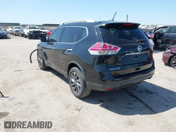 2016 Nissan Rogue SL with VIN 5N1AT2MV8GC879202, listed as a IAAI auction lot 41990985 with 118,198 mi miles and . Bid and sale history available at DreamBid. Image 3.