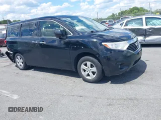 2015 Nissan Quest SV z VIN JN8AE2KP9F9124482, wystawiony jako IAAI lot #42195908 z przebiegiem 122 769 mil mil oraz . Historia ofert i sprzedaży dostępna na DreamBid. Obrazek 1.