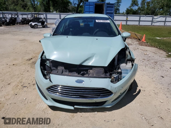 2017 Ford Fiesta SE with VIN 3FADP4EJ0HM126301, listed as a Copart auction lot 52218865 with 80,598 mi miles and Salvage Title. Bid and sale history available at DreamBid. Image 5.