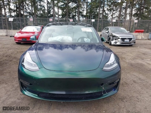 2020 Tesla Model 3 Long Range with VIN 5YJ3E1EB7LF668558, listed as a IAAI auction lot 41525686 with 1 mi miles. Bid and sale history available at carsss.com. Image 12.