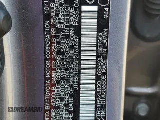 2015 Lexus ES 330 with VIN JTHBK1GG5F2164447, listed as a Copart auction lot 55078025 with 72,563 mi miles and Salvage Title. Bid and sale history available at DreamBid. Image 12.