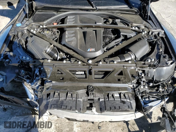2024 BMW M4 Competition xDrive with VIN WBS43AZ00RCP43053, listed as a Copart auction lot 47644124 with 751 mi miles and Salvage Title. Bid and sale history available at carsss.com. Image 11.