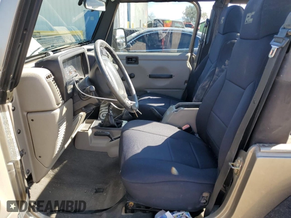 2006 Jeep Wrangler Rubicon with VIN 1J4FA69S36P744801, listed as a Copart auction lot 46541575 with 164,347 mi miles and Salvage title. Bid and sale history available at DreamBid. Image 7.