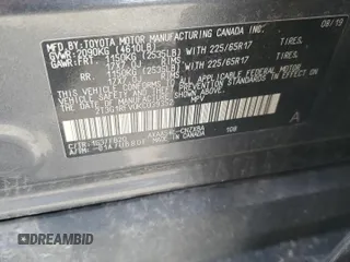 2019 Toyota RAV4 LE with VIN 2T3G1RFV0KC039352, listed as a Copart auction lot 62092395 with 62,800 mi miles and Salvage title. Bid and sale history available at DreamBid. Image 13.