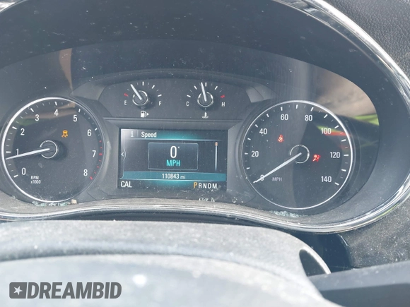 2018 Buick Encore Preferred with VIN KL4CJESB5JB605931, listed as a IAAI auction lot 41612363 with 110,843 mi miles. Bid and sale history available at carsss.com. Image 7.