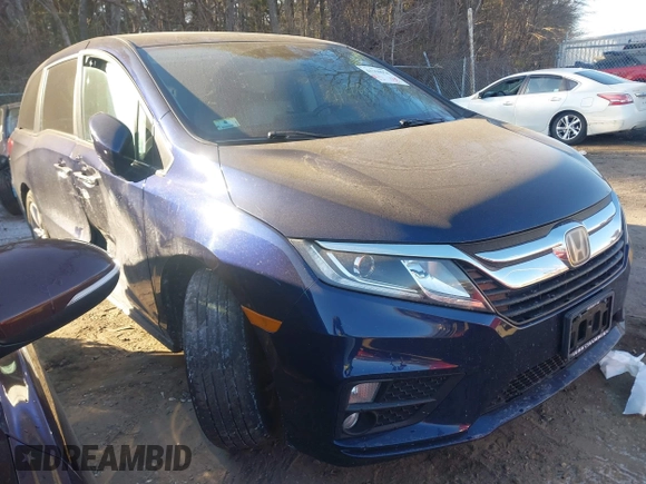 2018 Honda Odyssey EX-L with VIN 5FNRL6H72JB100736, listed as a IAAI auction lot 41350954 with 113,504 mi miles. Bid and sale history available at carsss.com. Image 1.