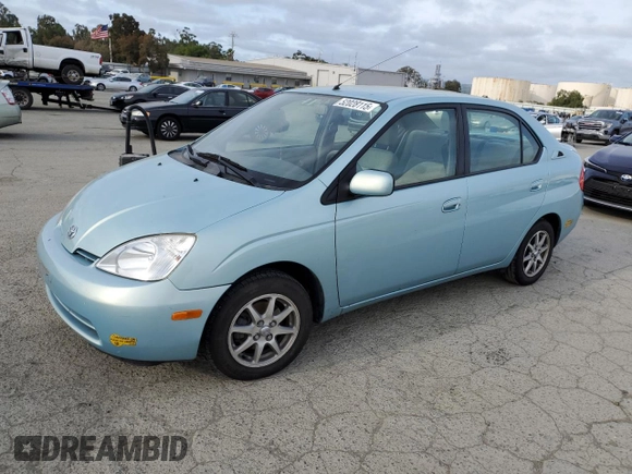 2002 Toyota Prius with VIN JT2BK18U920056546, listed as a Copart auction lot 52028115 with 61,864 mi miles and Salvage Title. Bid and sale history available at DreamBid. Image 1.
