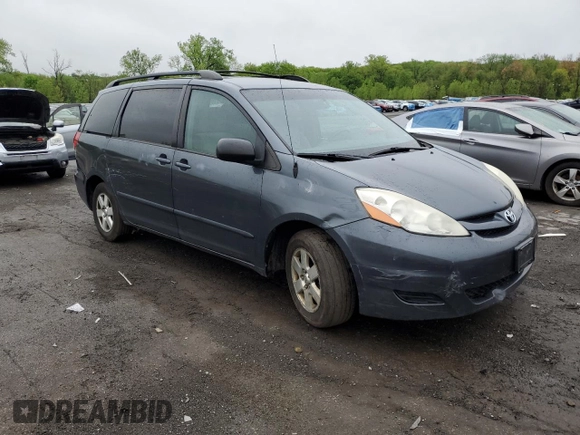 2010 Toyota Sienna CE with VIN 5TDKK4CCXAS323566, listed as a Copart auction lot 54738025 with 186,613 mi miles and Clean Title. Bid and sale history available at DreamBid. Image 4.