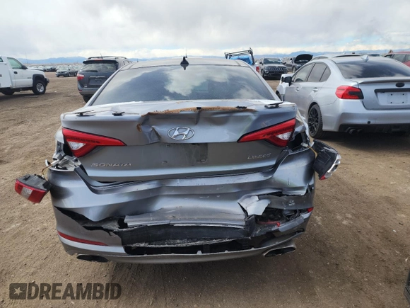 2016 Hyundai Sonata Sport with VIN 5NPE34AF8GH400862, listed as a Copart auction lot 48893925 with 83,712 mi miles and Salvage Title. Bid and sale history available at DreamBid. Image 6.