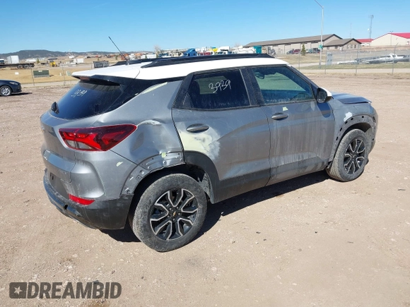 2023 Chevrolet TrailBlazer ACTIV with VIN KL79MSSL9PB199978, listed as a IAAI auction lot 41731237 with 8,655 mi miles and . Bid and sale history available at DreamBid. Image 4.