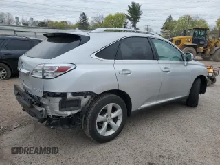 2010 Lexus RX 350 with VIN 2T2BK1BA0AC011176, listed as a Copart auction lot 53972275 with 148,979 mi miles and Salvage Title. Bid and sale history available at DreamBid. Image 3.