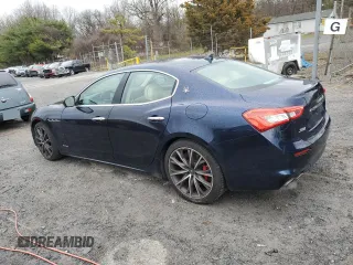 2019 Maserati Ghibli S Q4 GranLusso with VIN ZAM57YTL0K1323950, listed as a Copart auction lot 48691464 with 62,696 mi miles. Bid and sale history available at carsss.com. Image 2.