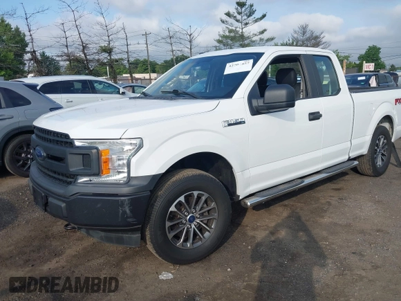 2018 Ford F-150 XL with VIN 1FTEX1EB0JFB32577, listed as a IAAI auction lot 42704857 with 147,359 mi miles and . Bid and sale history available at DreamBid. Image 2.