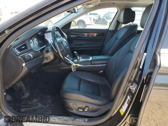 2012 BMW 7 Series 740Li with VIN WBAKB4C53CC577025, listed as a Copart auction lot 50355884 with 138,563 mi miles and Salvage Title. Bid and sale history available at carsss.com. Image 7.