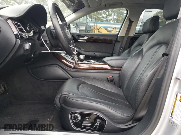 2016 Audi A8 3.0T with VIN WAU34AFD6GN010205, listed as a Copart auction lot 82362184 with 118,464 mi miles and Salvage Title. Bid and sale history available at DreamBid. Image 7.