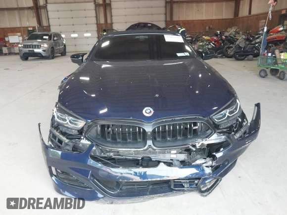 2023 BMW 8 Series with VIN WBAFY4C07PCM50546, listed as a IAAI auction lot 42403241 with 15,697 mi miles and . Bid and sale history available at DreamBid. Image 12.