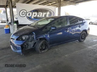 2012 Toyota Prius One with VIN JTDKN3DU7C1538444, listed as a Copart auction lot 62173225 with 231,443 mi miles and Clean title. Bid and sale history available at DreamBid. Image 1.