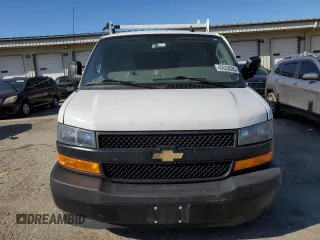 2023 Chevrolet Express Cargo with VIN 1GCWGAFP1P1241988, listed as a Copart auction lot 43532635 with 24,646 mi miles and Salvage title. Bid and sale history available at DreamBid. Image 5.