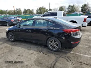 2018 Hyundai Elantra SEL with VIN 5NPD84LF6JH397266, listed as a Copart auction lot 54344385 with 51,536 mi miles and Non Repairable. Bid and sale history available at DreamBid. Image 2.