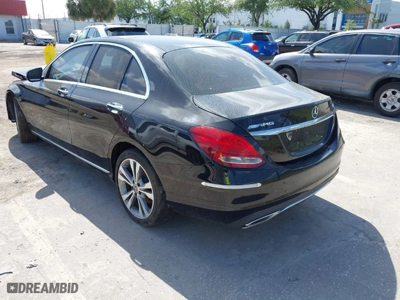 2018 Mercedes-Benz C-Class C 300 with VIN WDDWF4KBXJR404246, listed as a IAAI auction lot 42032191 with 1 mi miles. Bid and sale history available at carsss.com. Image 3.