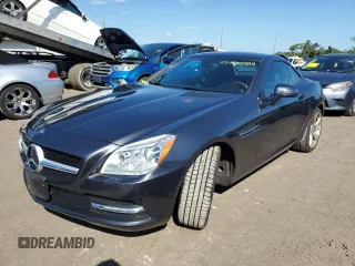 2012 Mercedes-Benz SLK-Class SLK 350 with VIN WDDPK5HA0CF004785, listed as a Copart auction lot 73420294 with 21,744 mi miles and Salvage Title. Bid and sale history available at carsss.com. Image 1.