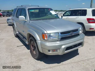 2002 Toyota 4Runner Limited with VIN JT3GN87RX20239209, listed as a IAAI auction lot 42105302 with 266,064 mi miles. Bid and sale history available at carsss.com. Image 1.
