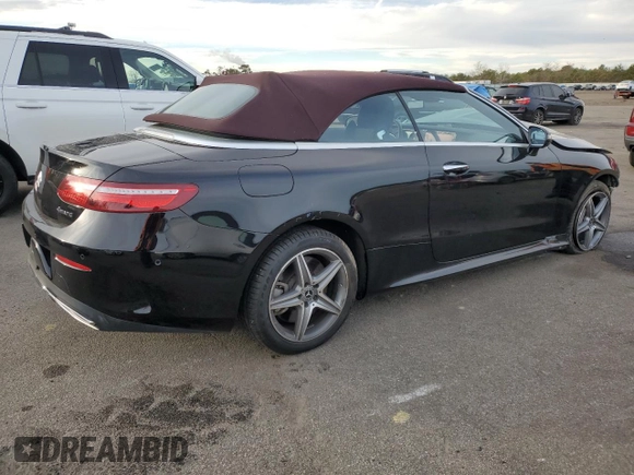 2018 Mercedes-Benz E-Class E 400 with VIN WDD1K6GB0JF038311, listed as a Copart auction lot 79185004 with 0 mi miles and Salvage Title. Bid and sale history available at carsss.com. Image 3.