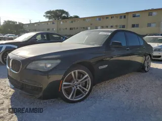 2012 BMW 7 Series 750Li with VIN WBAKB8C50CC962954, listed as a Copart auction lot 49802485 with 89,230 mi miles and Clean Title. Bid and sale history available at carsss.com. Image 1.